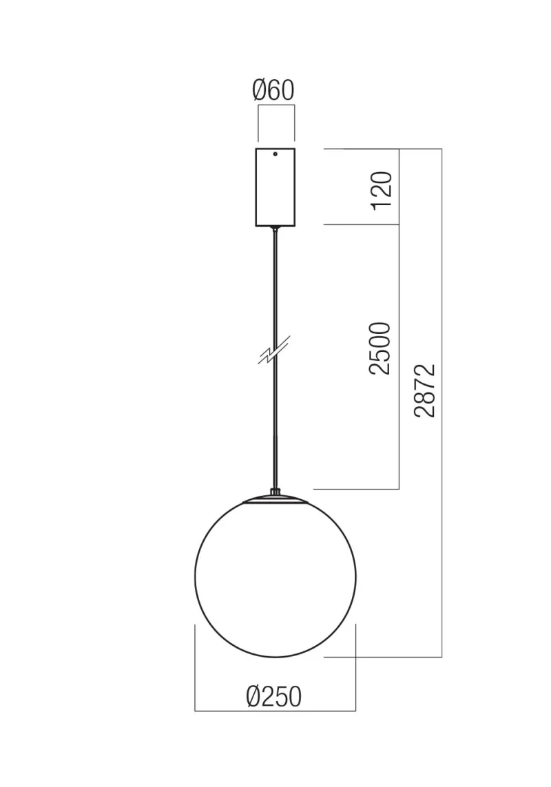 Irides 01-3969 – REDO LED пендел в матово черен, 10W, 3000K, IP20