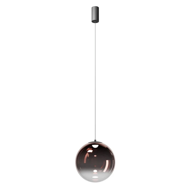 LED пендели и полилеи Irides 01-3970 – REDO LED пендел в матово черен, 12W, 3000K, IP20