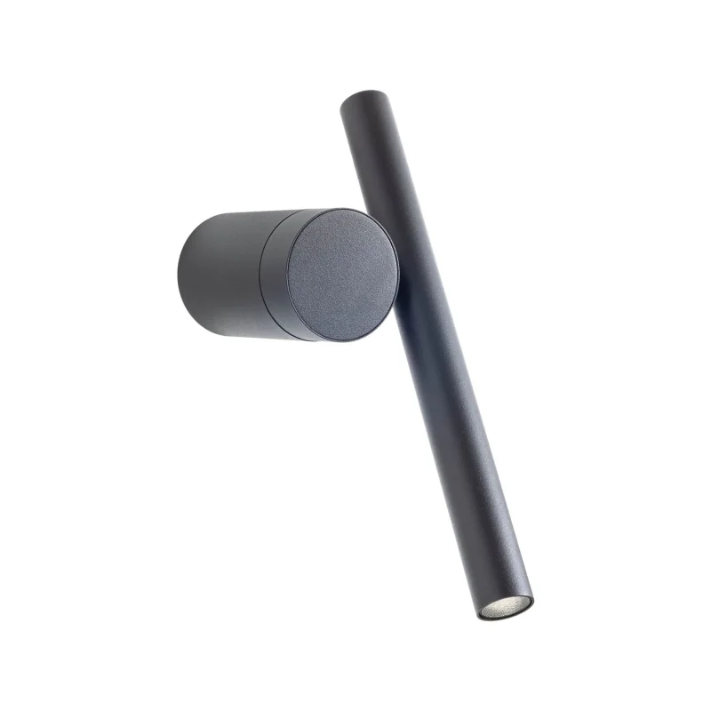 Wall Lights Praxi 01-3983 – REDO LED wall light in matt black, 8.3W, 3000K, IP20