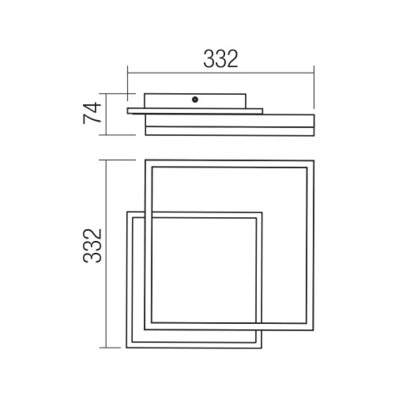 Sami 01-3998 – Smarter LED плафон в матово бял, 40W, 3000K, IP20