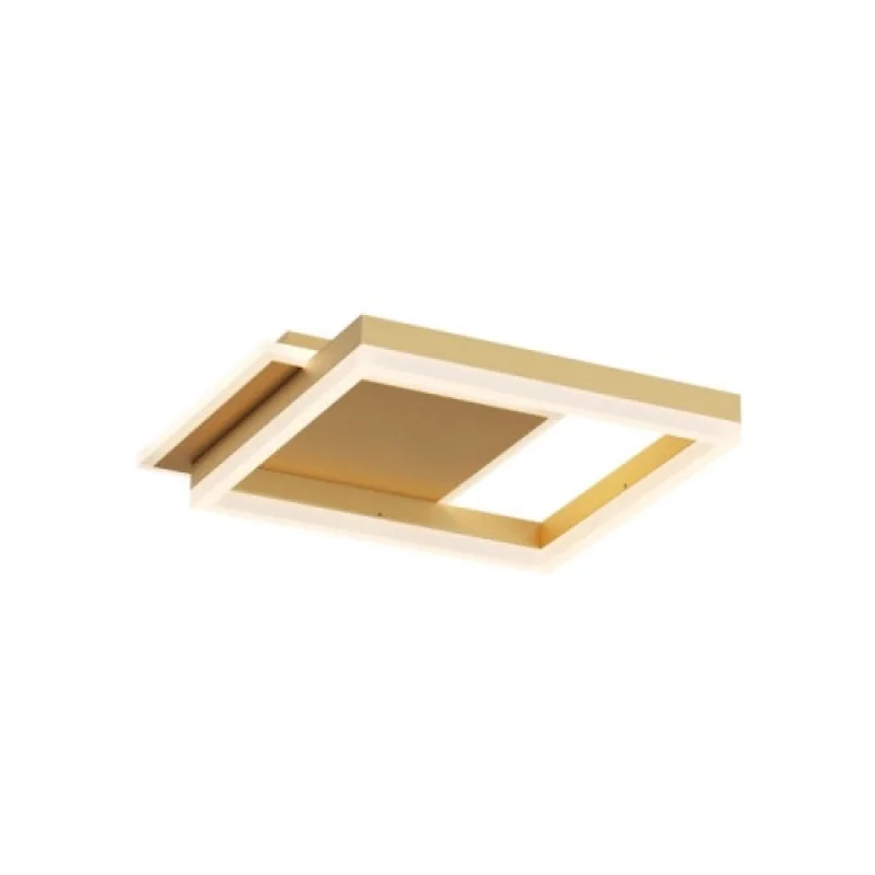 LED плафони Sami 01-3999 – Smarter LED плафон в матово златист, 40W, 3000K, IP20