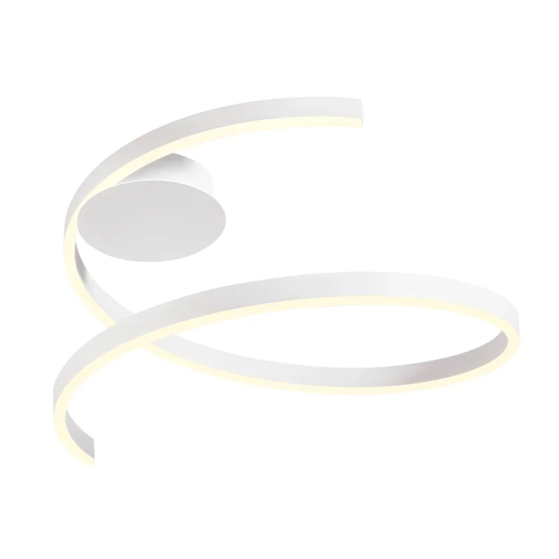 LED плафони Scroll 01-4010 – REDO LED плафон в матово бял, 38W, 3000K, IP20