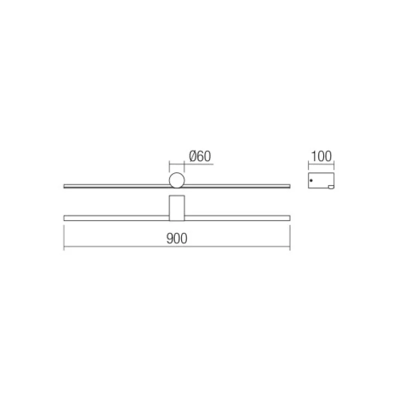 Row 01-4034 – Smarter LED wall light for bathroom in matt white, 18W, 4000K, IP44