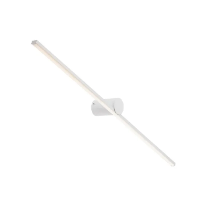 Bathroom Lighting Row 01-4034 – Smarter LED wall light for bathroom in matt white, 18W, 4000K, IP44