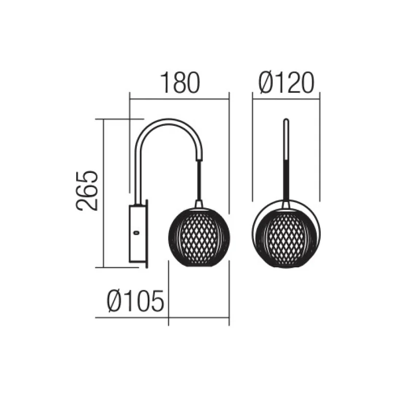 Gianet 01-4038 – Smarter LED wall light in matt black, 4W, 3000K, IP20