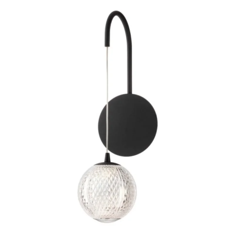 Wall Lights Gianet 01-4038 – Smarter LED wall light in matt black, 4W, 3000K, IP20