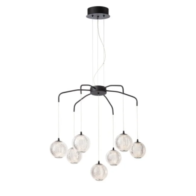 LED пендели и полилеи Gianet Su 01-4040 – Smarter LED пендел в матово черен, 28W, 3000K, IP20
