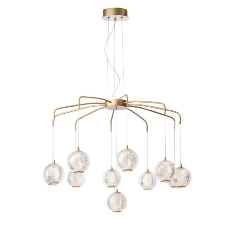 LED Pendants & Chandeliers Gianet Su 01-4041 – Smarter LED pendant in matt gold, 42W, 3000K, IP20