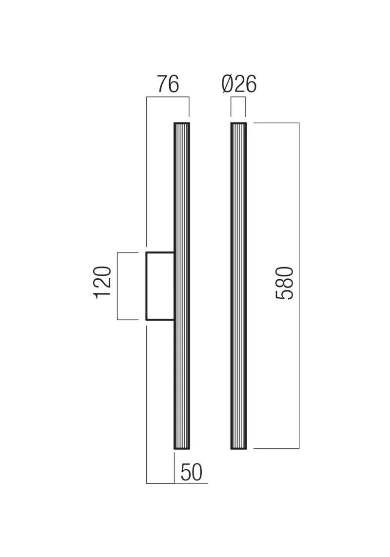 Nikos 01-4057 – REDO LED wall light in matt white, 2x5W, 3000K, IP20