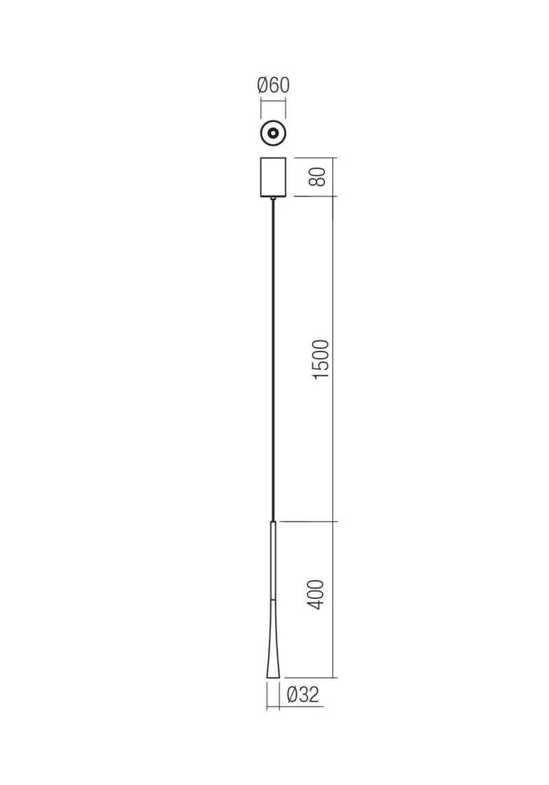 Ito 01-4068 – REDO LED pendant in matt white, 6.2W, 2700K, IP20