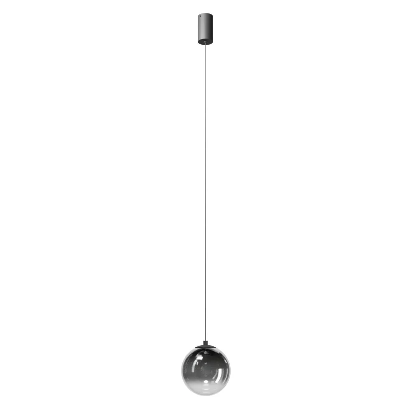 LED Pendants & Chandeliers Irides 01-4091 – REDO LED pendant in matt black, 5W, 2700K, IP20
