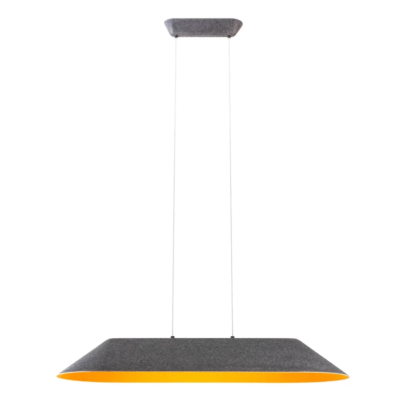 LED пендели и полилеи Akira 01-4107 – REDO LED пендел в тъмно сив, 23.5W, 2700K, IP20