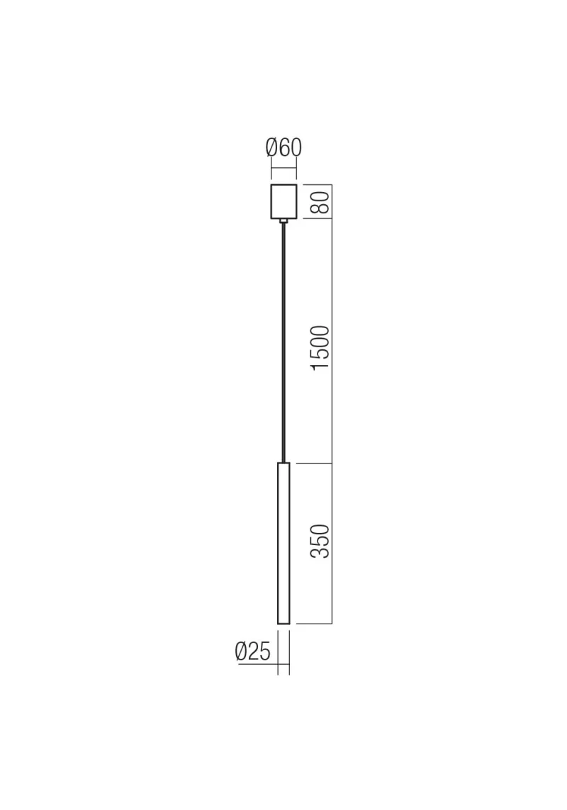 Kanji 01-4130 – REDO LED пендел в матово бял, 6.2W, 3000K, IP20