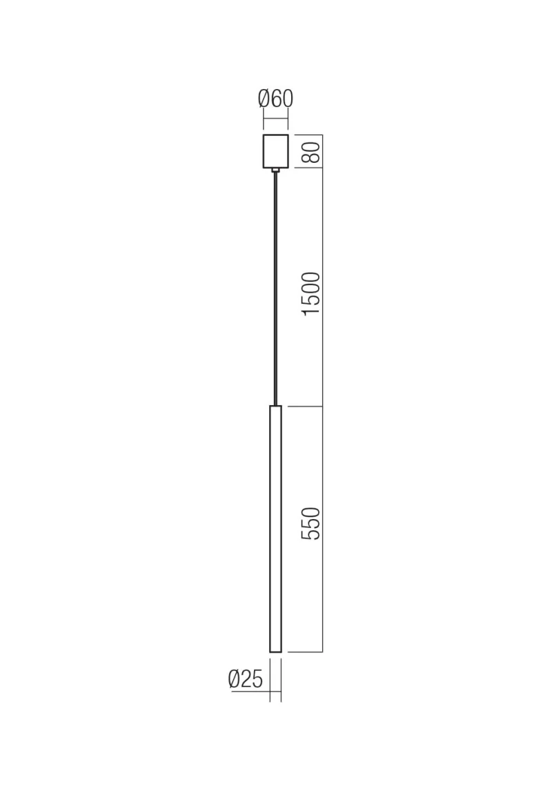 Kanji 01-4152 – REDO LED pendant in matt black, 6.2W, 2700K, IP20