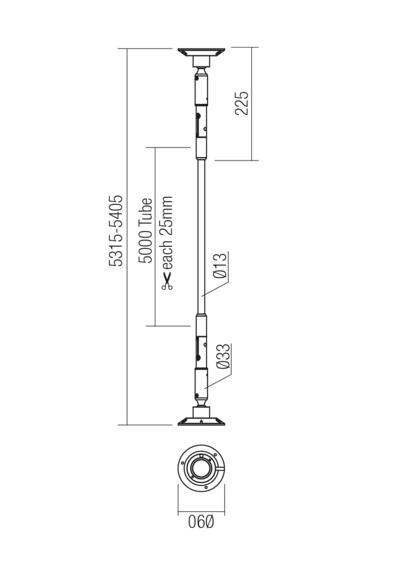 Freedom 01-4166 – REDO LED декоративен маркуч в бял, 45W, 2700K, IP65