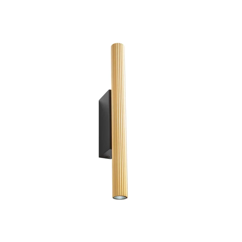 Стенно осветление (аплици) Nikos 01-4178 – REDO LED аплик в матово черен, 2x5W, 2700K, IP20
