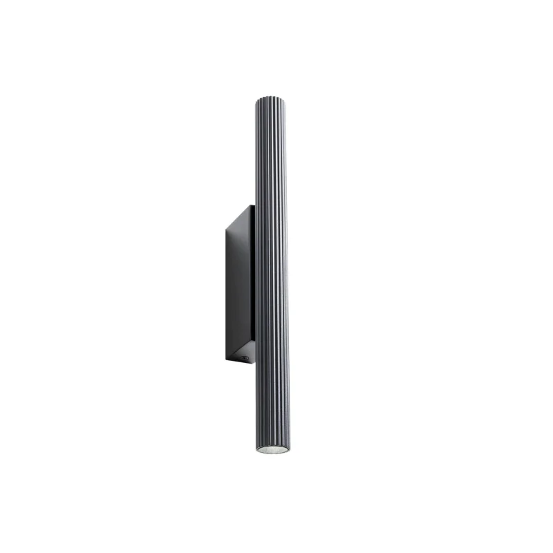 Стенно осветление (аплици) Nikos 01-4179 – REDO LED аплик в матово черен, 2x5W, 2700K, IP20