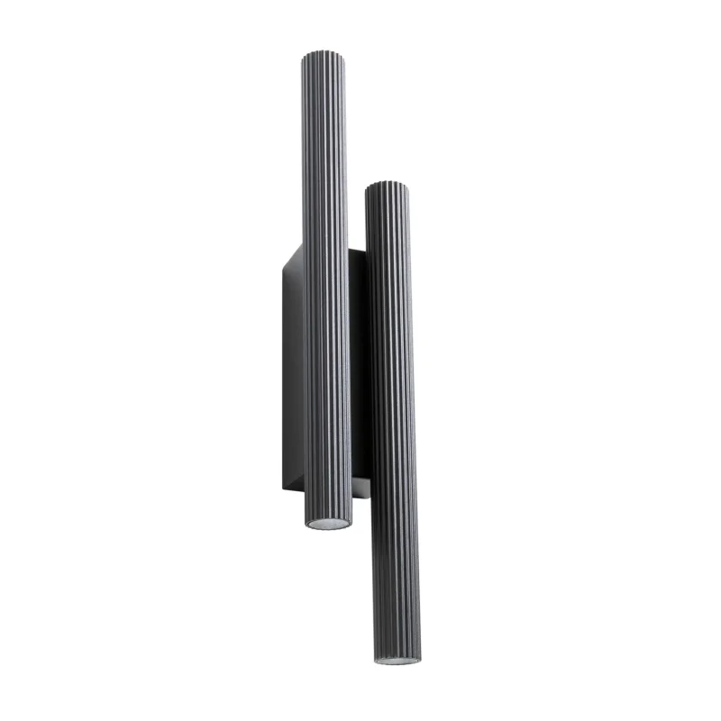 Wall Lights Nikos 01-4182 – REDO LED wall light in matt black, 4x4W, 2700K, IP20