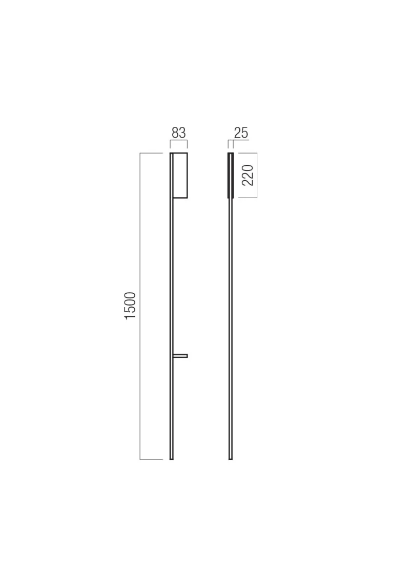 Twig 01-4262 – REDO LED аплик в матово черен, 17W, 2700K, IP20