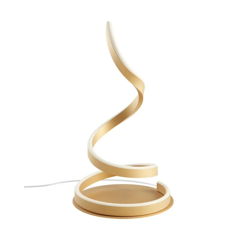 Table Lamps Scroll 01-4279 – REDO LED table lamp in matt bronze, 19W, 3000K, IP20