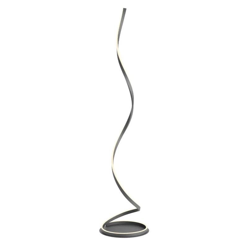 Подови лампи (Лампион) Scroll 01-4283 – REDO LED лампион в матово черен, 30W, 3000K, IP20