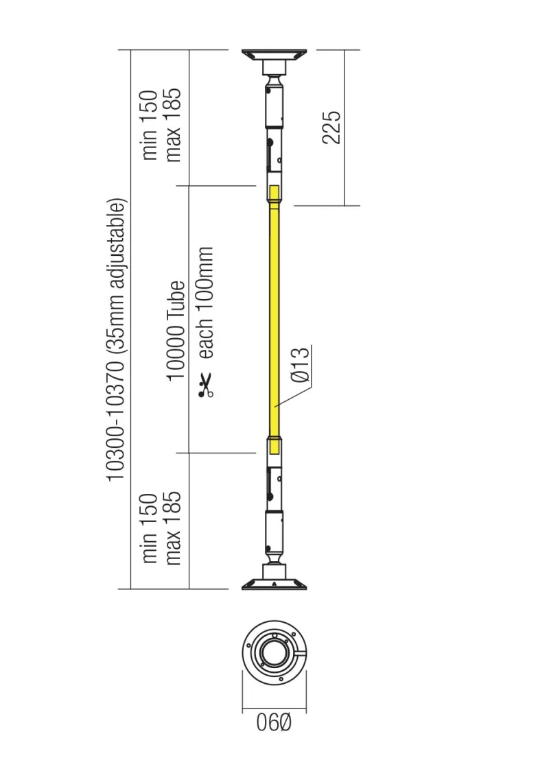 Freedom 01-4287 – REDO LED декоративен маркуч в бял, 90W, 4000K, IP65
