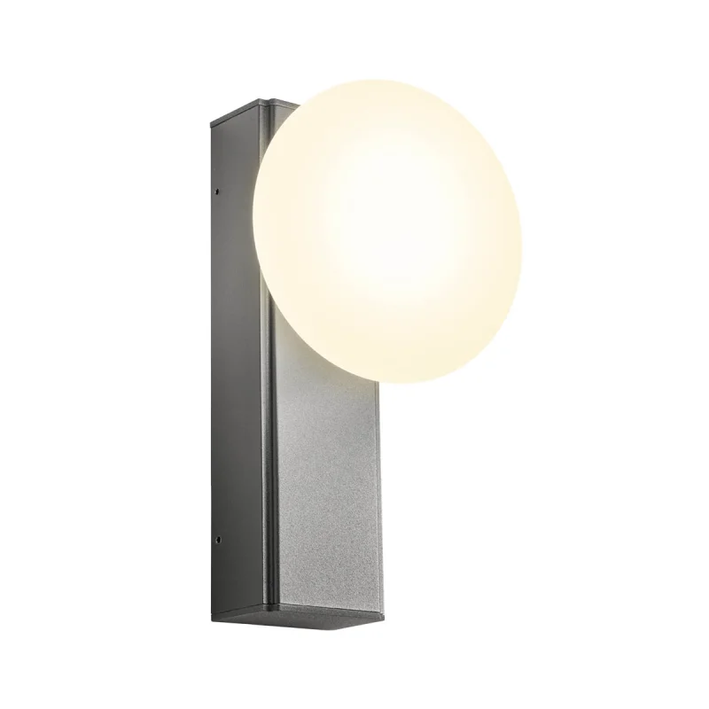 Осветление за баня Ovum 01-4305 – REDO LED аплик за баня в матово черен, 1X5W, 3000K, IP44