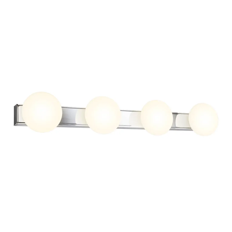 Осветление за баня Ovum 01-4309 – REDO LED аплик за баня в хром, 4X5W, 3000K, IP44