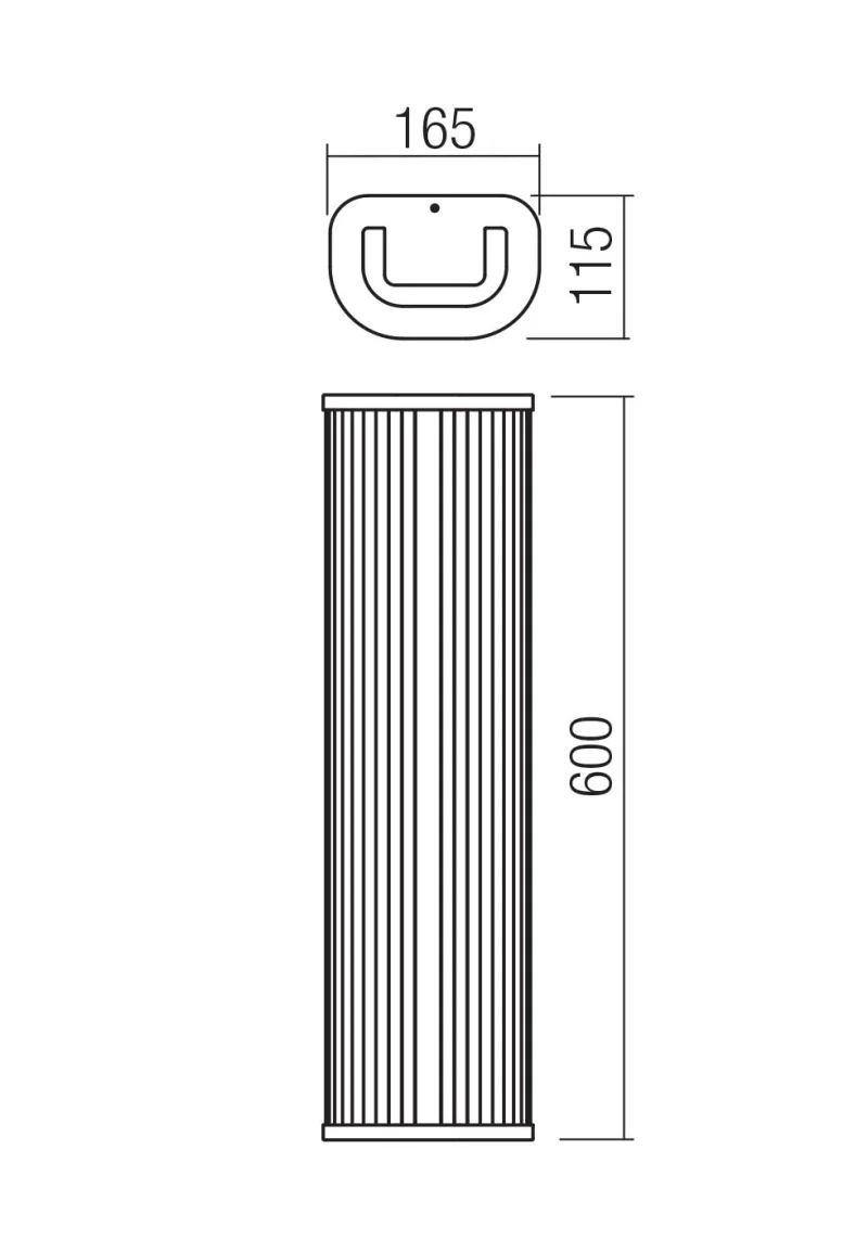 Rigo 01-4316 – REDO LED аплик за баня в месинг, 20W, 3000K, IP44
