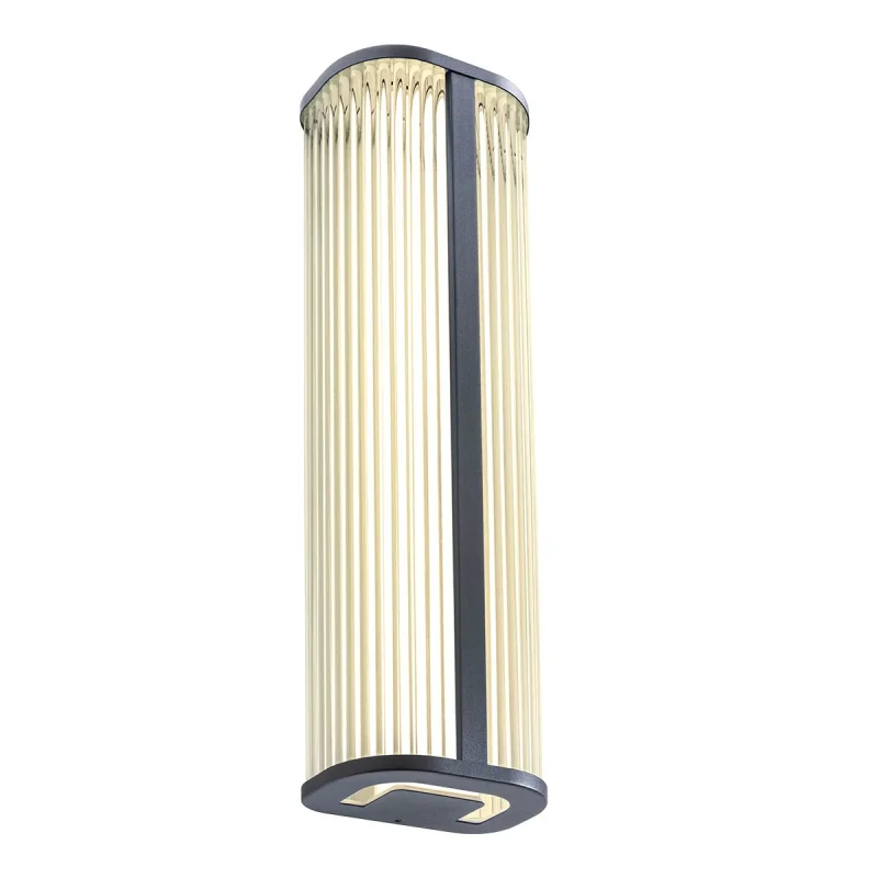 Bathroom Lighting Rigo 01-4317 – REDO LED wall light for bathroom in matt black, 20W, 3000K, IP44