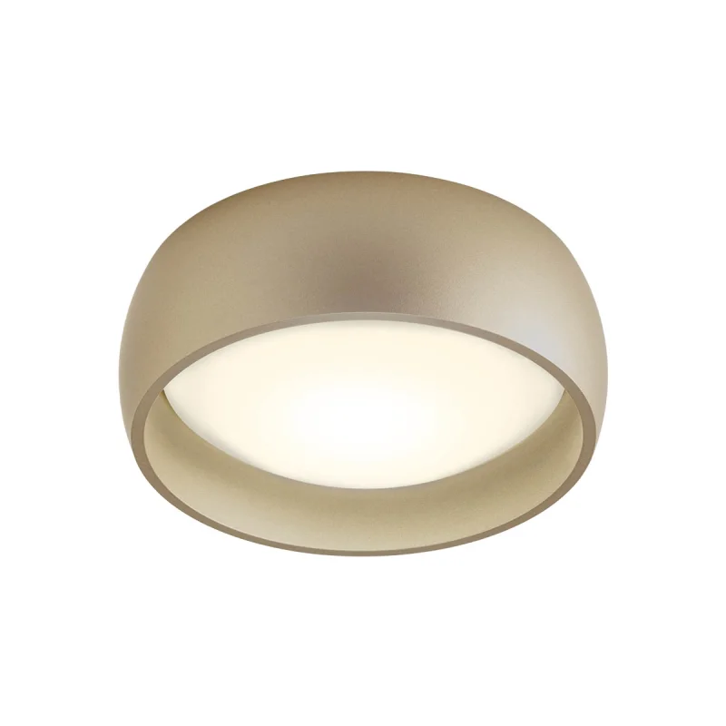 LED Ceiling Lights Poll 01-4319 – REDO LED ceiling light in silver coffee, 20W, 3000K, IP20