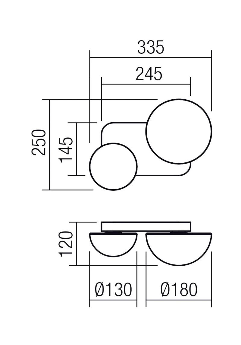 Lumien 01-4326 – REDO LED аплик в матово златист, 13.4W, 2700K, IP20