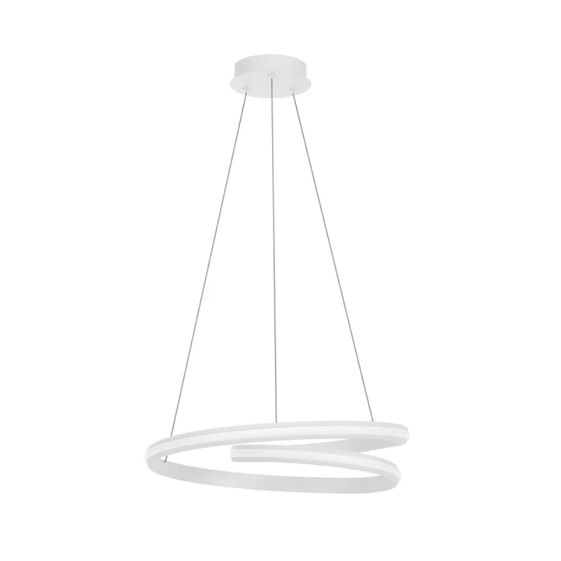 LED пендели и полилеи Torsion 01-4360 – REDO LED пендел в матово бял, 40W, 2700K, IP20