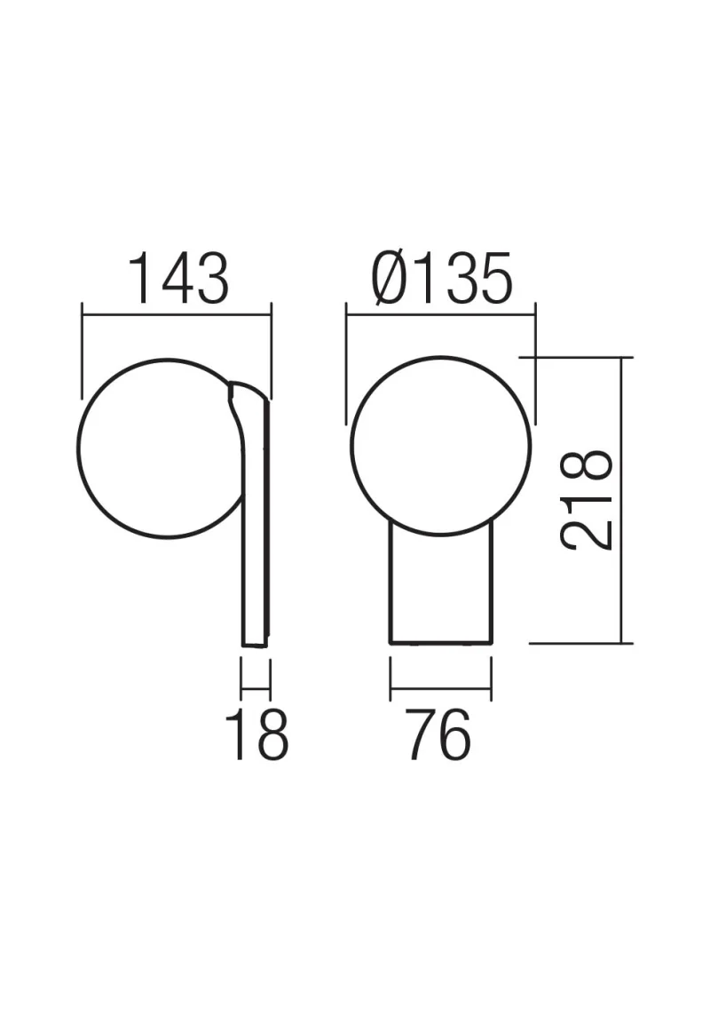 Opale 01-4376 – REDO LED аплик за баня в матово бял, 9.5W, 2700K, IP44