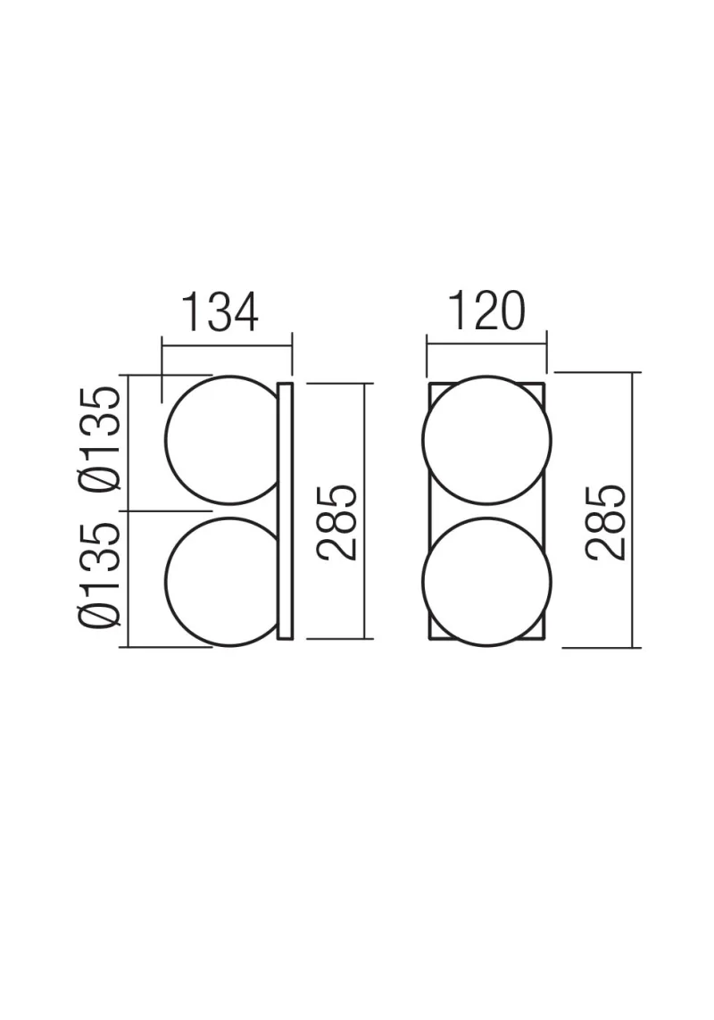 Opale 01-4386 – REDO LED ceiling light for bathroom in matt white, 24W, 3000K, IP44