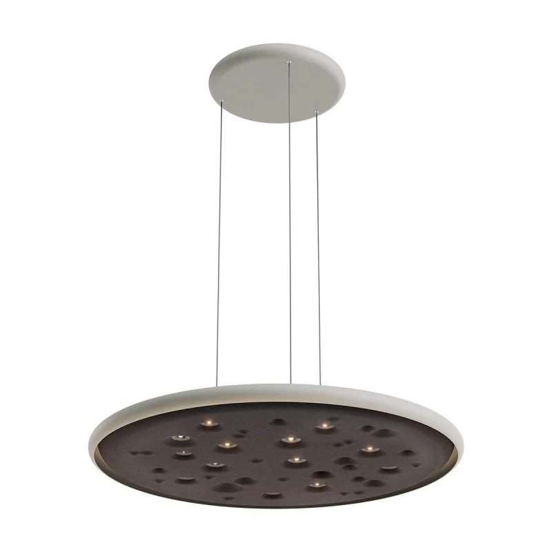 LED Pendants & Chandeliers Neba 01-4403 – REDO LED pendant in matt grey, 48,5W, 3000K, IP20