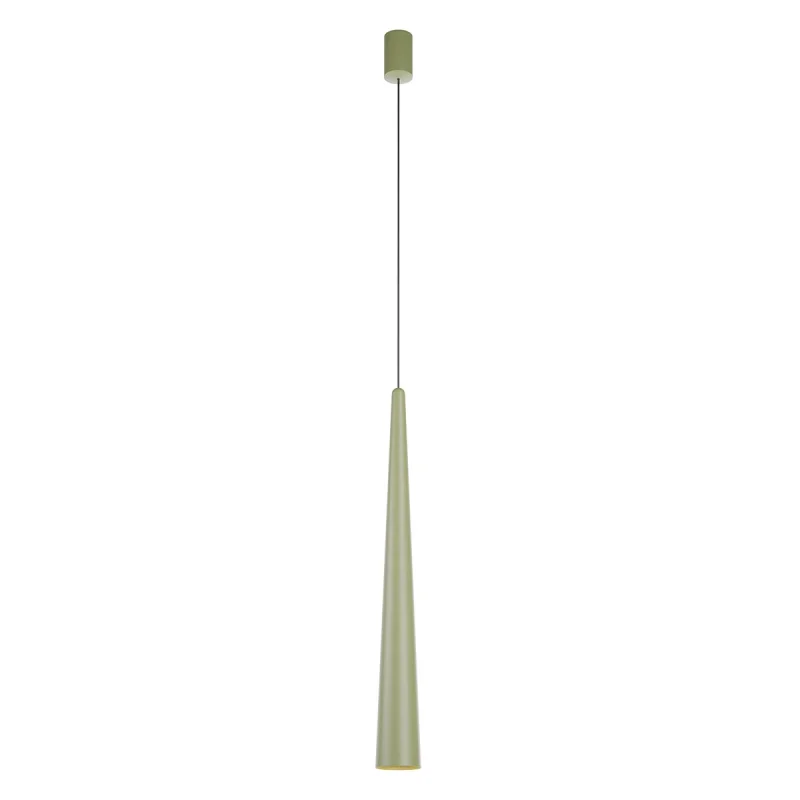 LED пендели и полилеи Botera 01-4411 – REDO LED пендел в матово зелен, 10W, 3000K, IP20