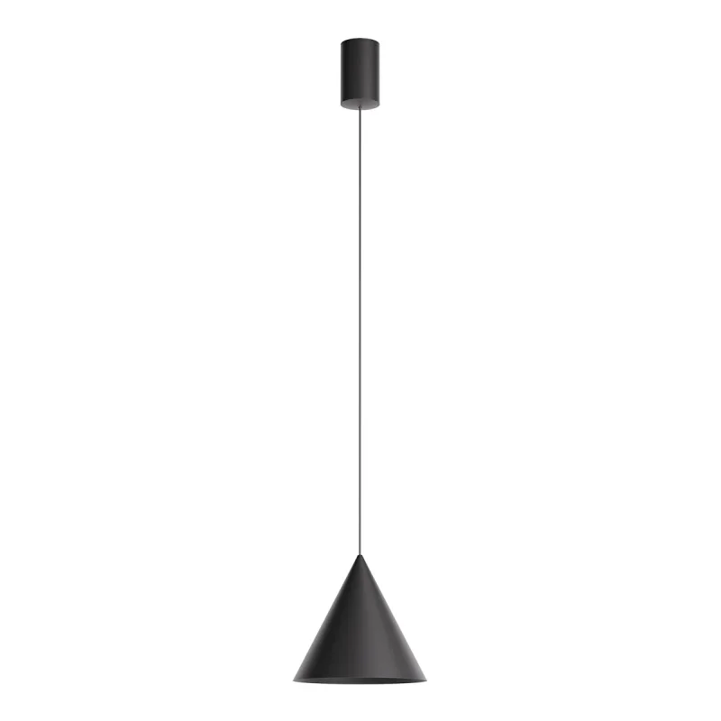 LED пендели и полилеи Konos 01-4416 – REDO LED пендел в матово черен, 10W, 3000K, IP20