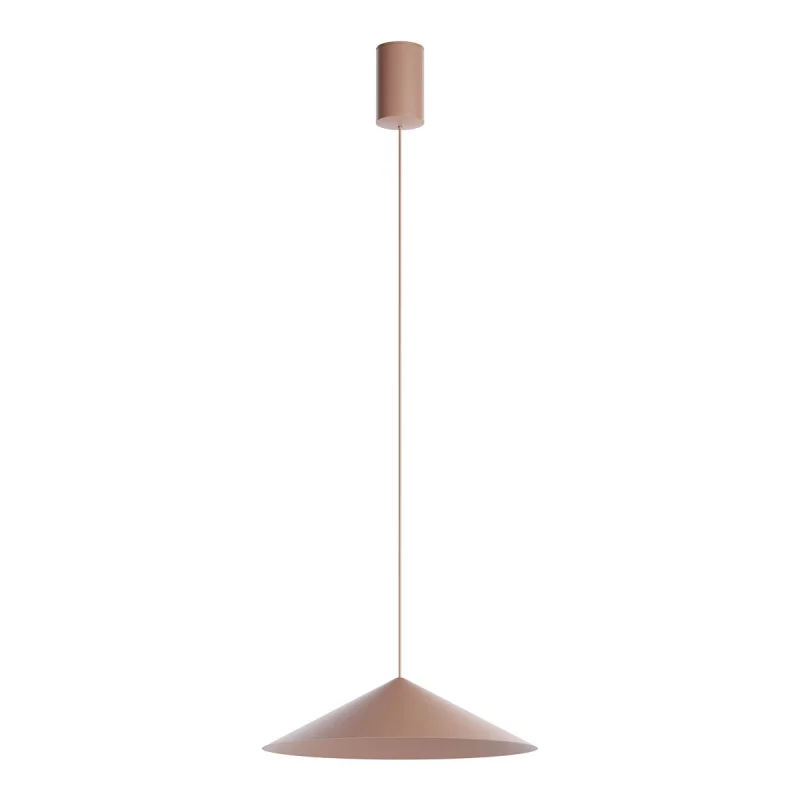 LED Pendants & Chandeliers Konos 01-4422 – REDO LED pendant in matt brown, 10W, 3000K, IP20