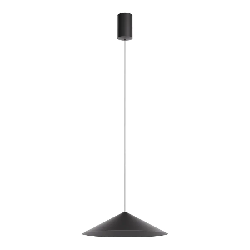 LED пендели и полилеи Konos 01-4424 – REDO LED пендел в матово черен, 10W, 3000K, IP20