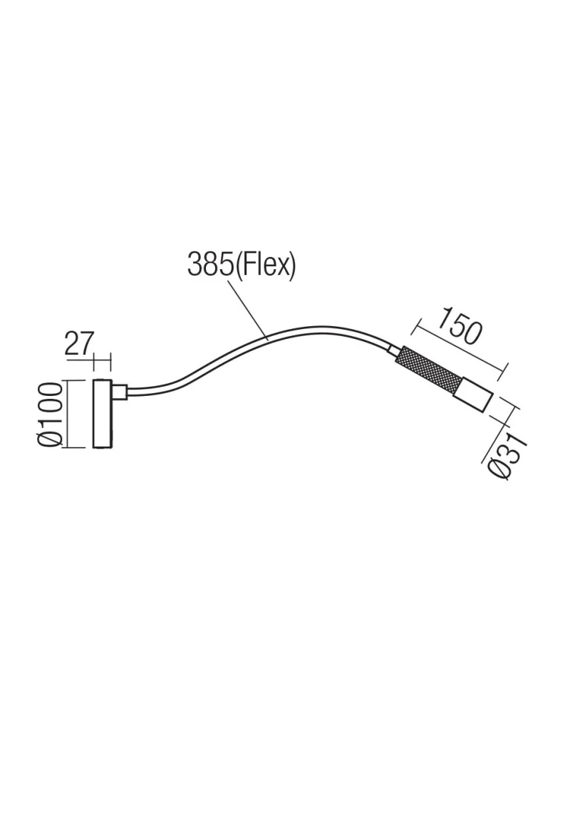 Drill 01-4445 – REDO LED аплик с ключ в античен бронз, 1x8W, 3000K, IP20