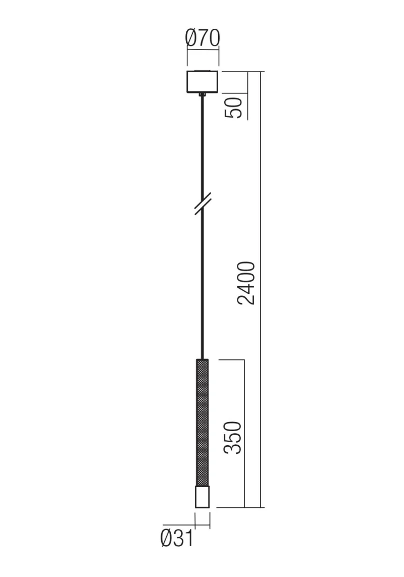 Drill 01-4448 – REDO LED пендел в античен бронз, 1x8.5W, 2700K, IP20