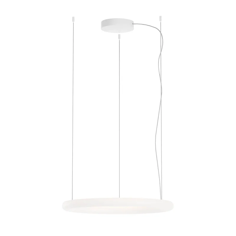 LED Pendants & Chandeliers Halley 01-4456 – REDO LED pendant in white matt, 40W, 2700K, IP40