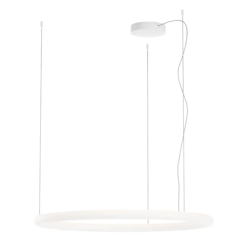 LED Pendants & Chandeliers Halley 01-4457 – REDO LED pendant in white matt, 50W, 2700K, IP40