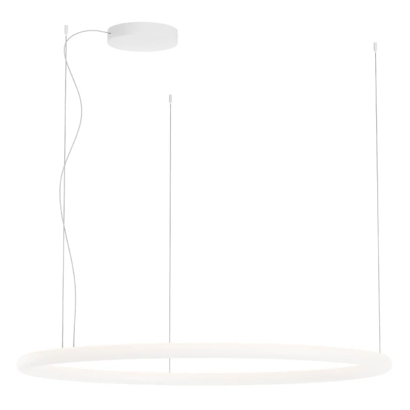 LED пендели и полилеи Halley 01-4458 – REDO LED пендел в бял мат, 60W, 2700K, IP40