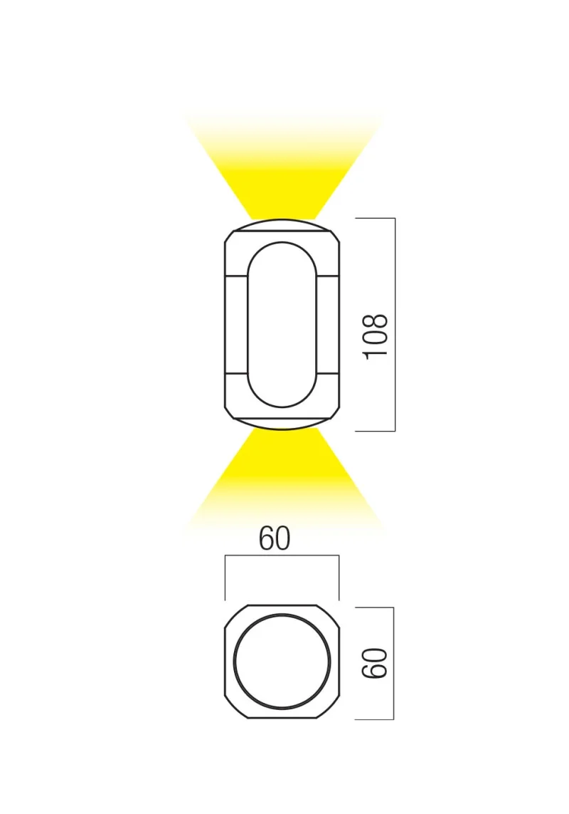 Crisp 01-4478 – REDO LED аплик в сребристо кафе, 7.5W, 2700K, IP20