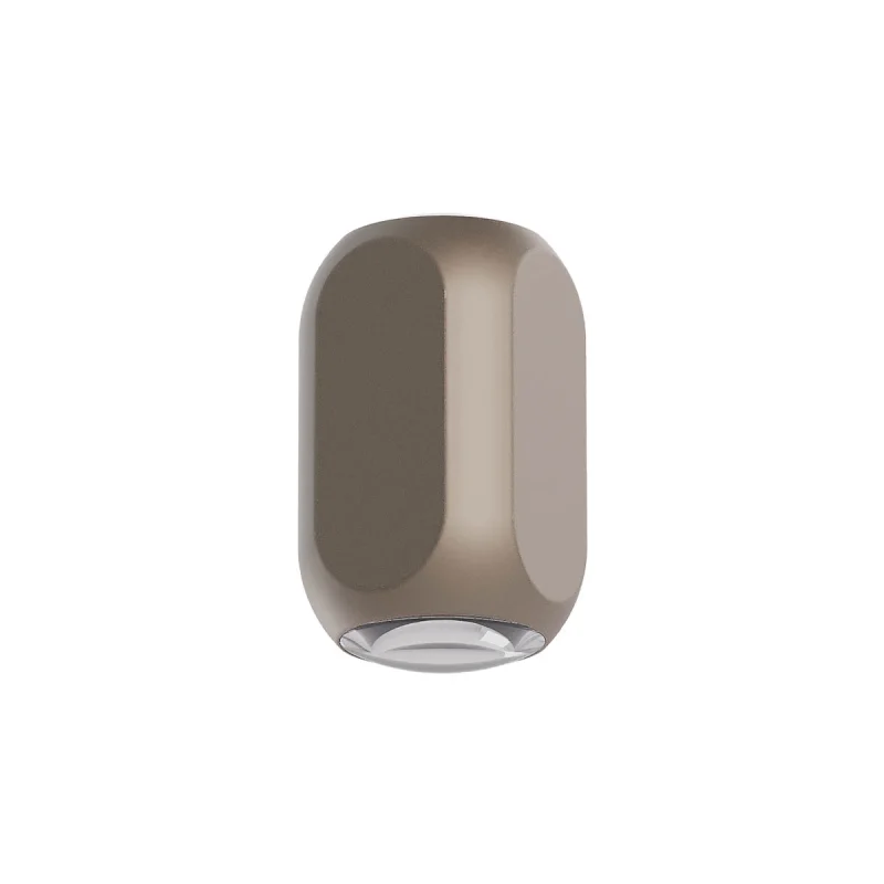 Стенно осветление (аплици) Crisp 01-4478 – REDO LED аплик в сребристо кафе, 7.5W, 2700K, IP20