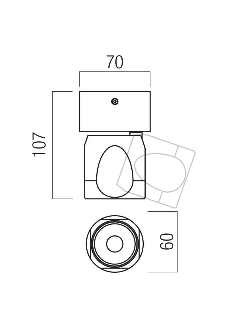 Crisp 01-4485 – REDO LED спот в матово бял, 8W, 2700K, IP20