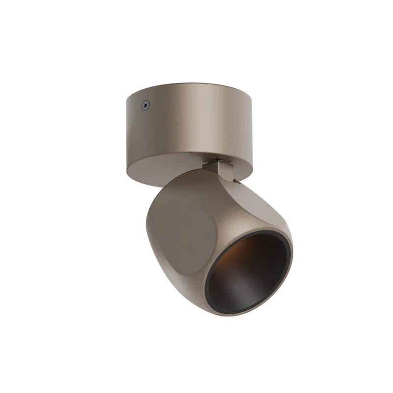 Spotlights Crisp 01-4486 – REDO LED spotlight in silver coffee, 8W, 2700K, IP20