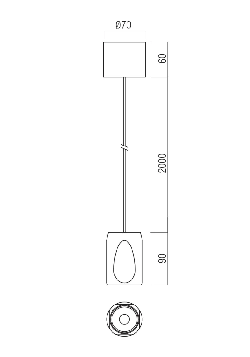 Crisp 01-4493 – REDO LED пендел в матово бял, 10.5W, 2700K, IP20